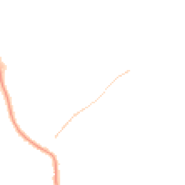 Night-time road noise heatmap for NR27 0BS