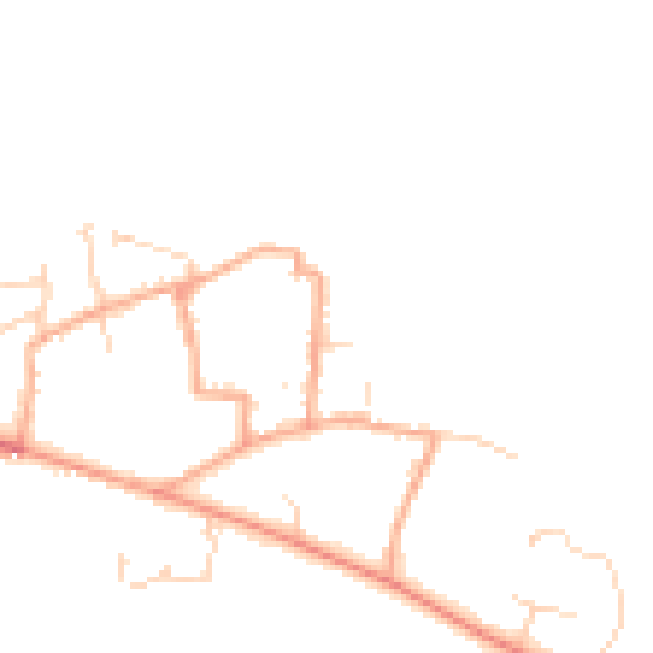 Daytime road noise heatmap for NR27 0PP