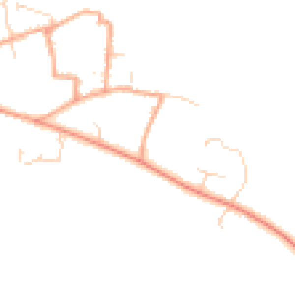 Daytime road noise heatmap for NR27 0PS