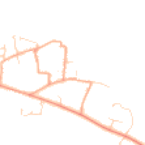 Daytime road noise heatmap for NR27 0PX