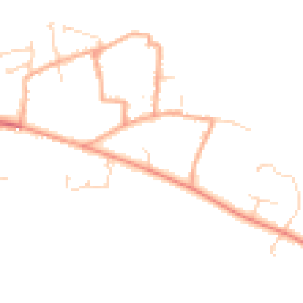 Daytime road noise heatmap for NR27 0PY