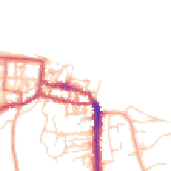 Daytime road noise heatmap for NR27 9BF