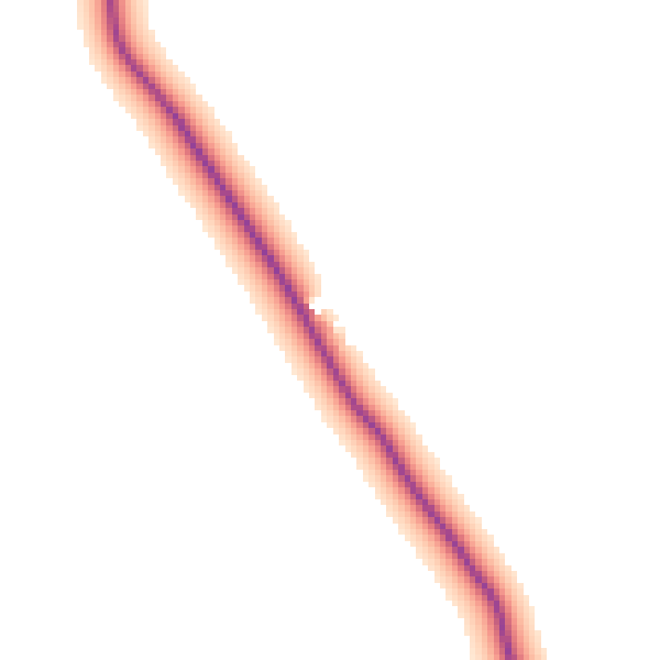 Daytime road noise heatmap for NR27 9LF
