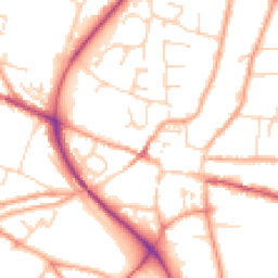 Daytime road noise heatmap for NR28 0AE