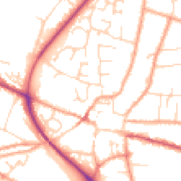 Daytime road noise heatmap for NR28 0AL