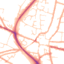 Daytime road noise heatmap for NR28 0AQ