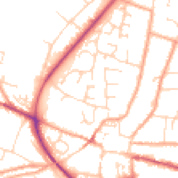Daytime road noise heatmap for NR28 0BA