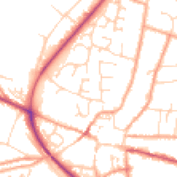 Daytime road noise heatmap for NR28 0BB