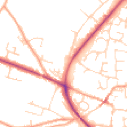 Daytime road noise heatmap for NR28 0BD