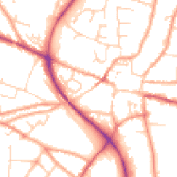 Daytime road noise heatmap for NR28 0BH