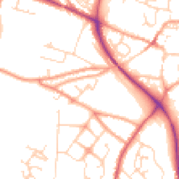 Daytime road noise heatmap for NR28 0BP
