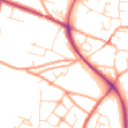 Daytime road noise heatmap for NR28 0BU