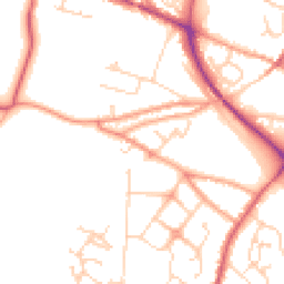 Daytime road noise heatmap for NR28 0BW