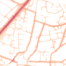 Daytime road noise heatmap for NR28 0DB