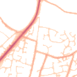 Daytime road noise heatmap for NR28 0DD