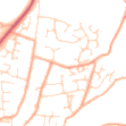 Daytime road noise heatmap for NR28 0DN