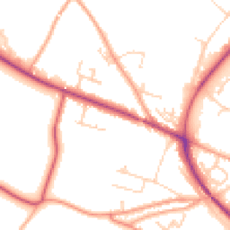 Daytime road noise heatmap for NR28 0HB