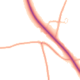Daytime road noise heatmap for NR28 0NJ