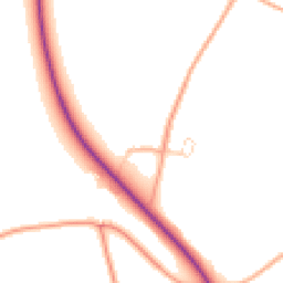 Daytime road noise heatmap for NR28 0NL