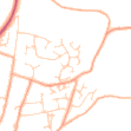 Daytime road noise heatmap for NR28 0UA