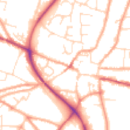 Daytime road noise heatmap for NR28 0UN