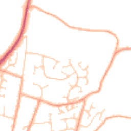 Daytime road noise heatmap for NR28 0UT