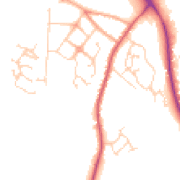 Daytime road noise heatmap for NR28 0WH