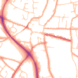 Daytime road noise heatmap for NR28 9JN
