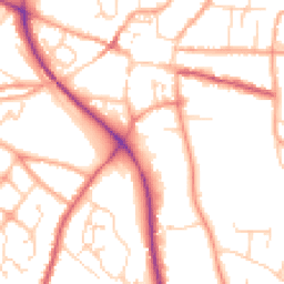 Daytime road noise heatmap for NR28 9JS