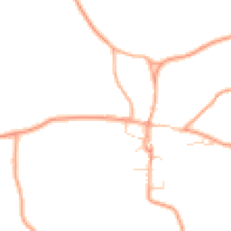 Daytime road noise heatmap for NR28 9SD