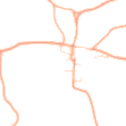Daytime road noise heatmap for NR28 9SQ