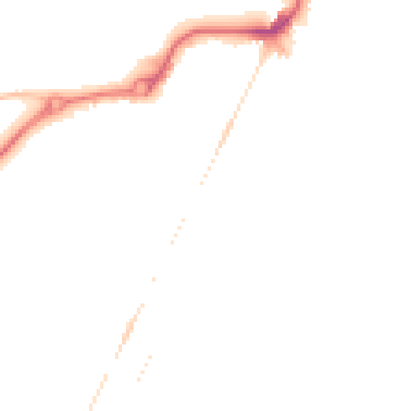 Night-time road noise heatmap for NR33 0AA