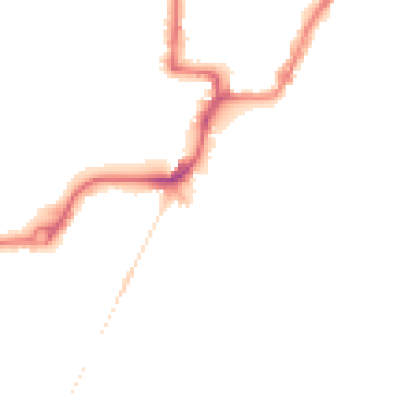 Night-time road noise heatmap for NR33 0AP