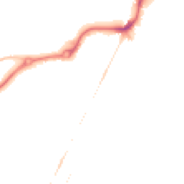 Night-time road noise heatmap for NR33 0DP