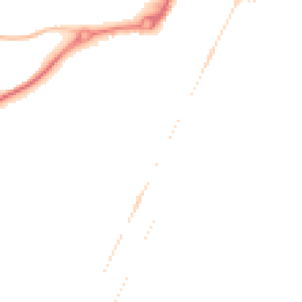Night-time road noise heatmap for NR33 0EH