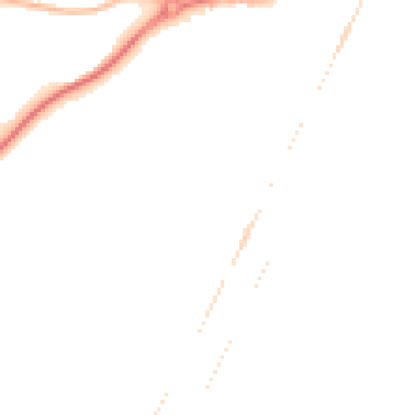 Night-time road noise heatmap for NR33 0EL