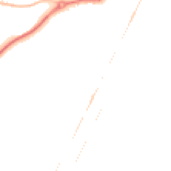 Night-time road noise heatmap for NR33 0EP