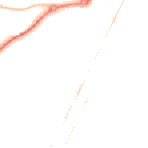 Night-time road noise heatmap for NR33 0ER