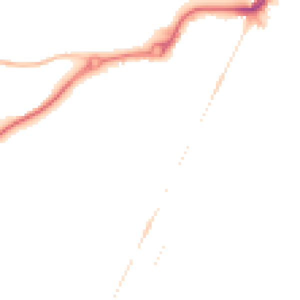 Night-time road noise heatmap for NR33 0ES