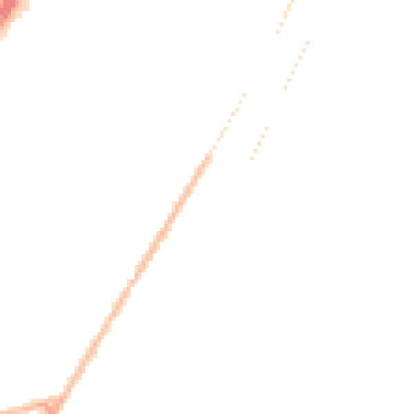 Night-time road noise heatmap for NR33 0JQ