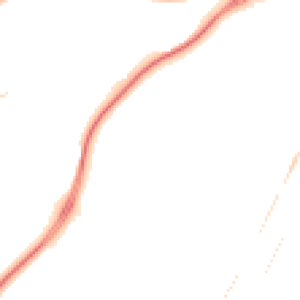 Night-time road noise heatmap for NR33 0NE