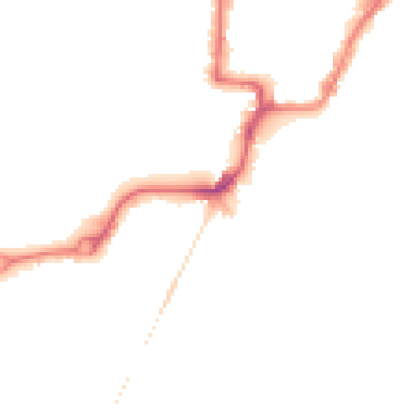 Night-time road noise heatmap for NR33 0PQ