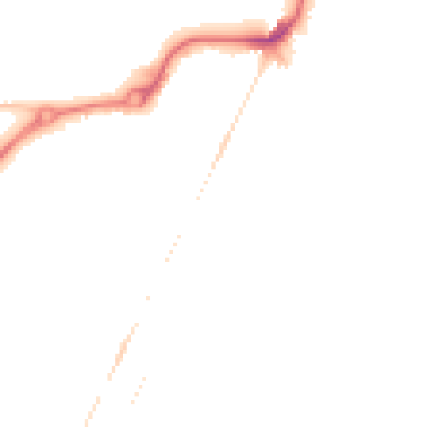 Night-time road noise heatmap for NR33 0QJ