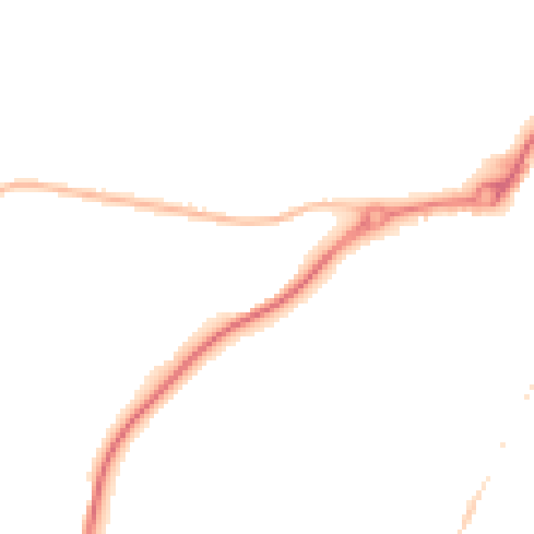 Night-time road noise heatmap for NR33 0UH