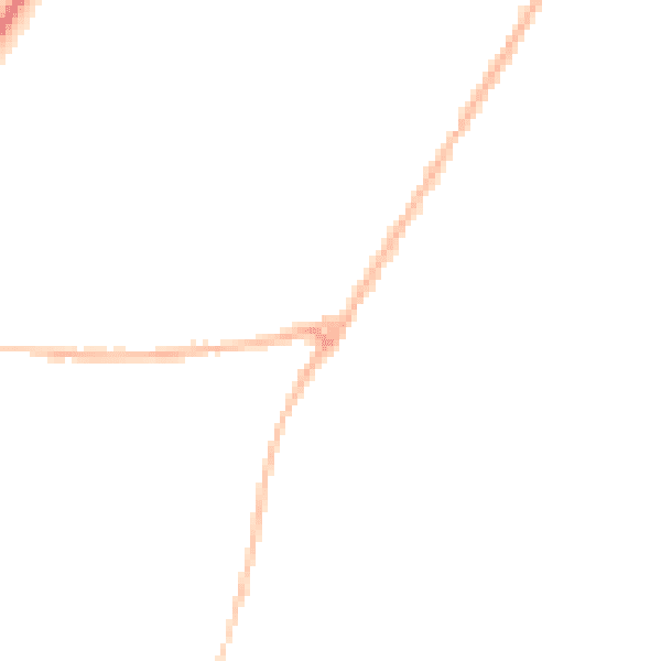 Night-time road noise heatmap for NR33 7AE
