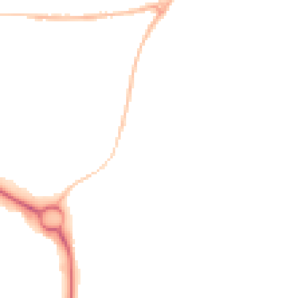 Night-time road noise heatmap for NR33 7BB