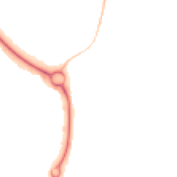Night-time road noise heatmap for NR33 7BD