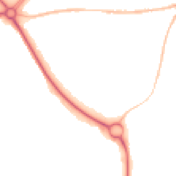 Night-time road noise heatmap for NR33 7EH