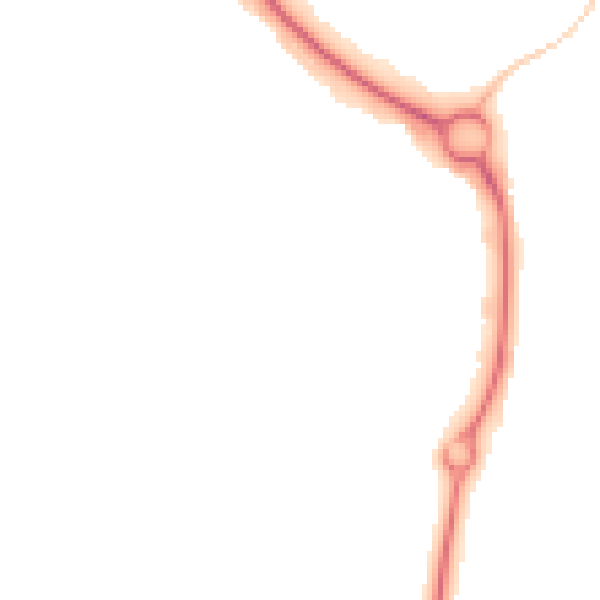 Night-time road noise heatmap for NR33 7NP
