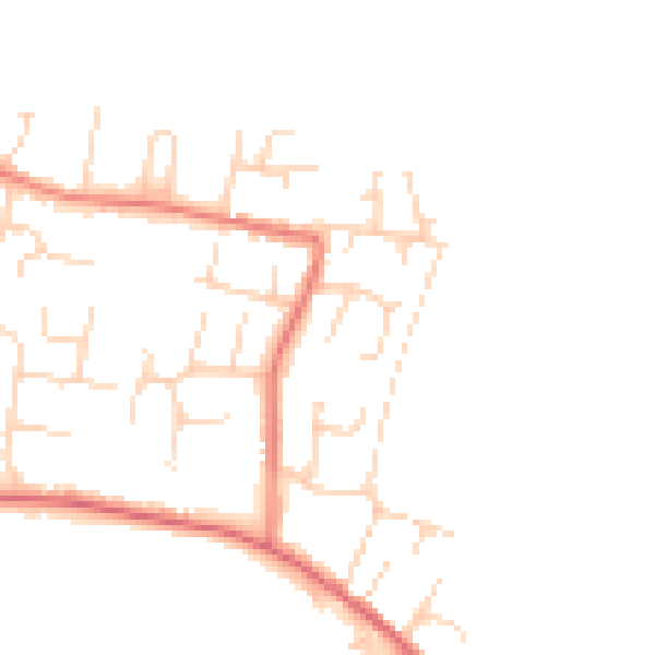 Daytime road noise heatmap for NR33 7NX
